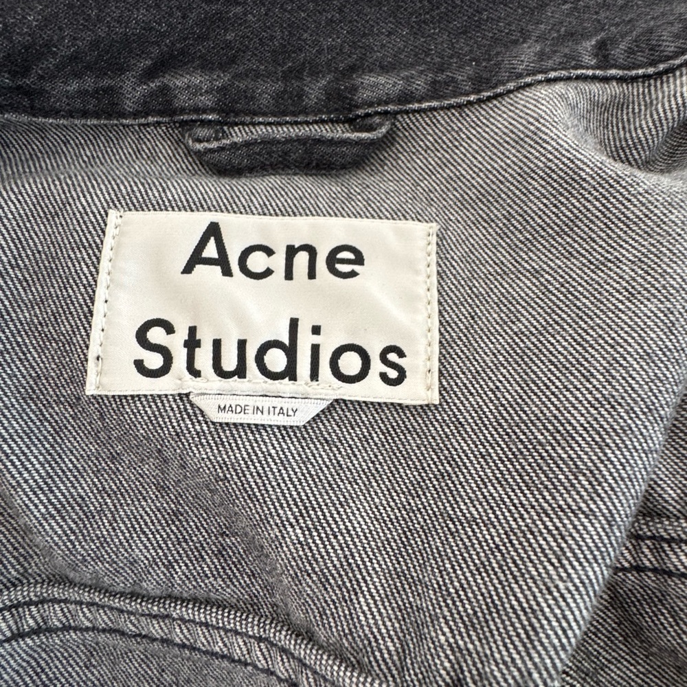 Men's Black Denim Jacket Acme Studio - Picture 8 of 10